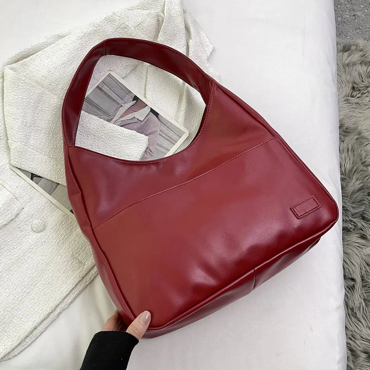AURA CLASSIC | LEATHER HOBO BAGS My Store