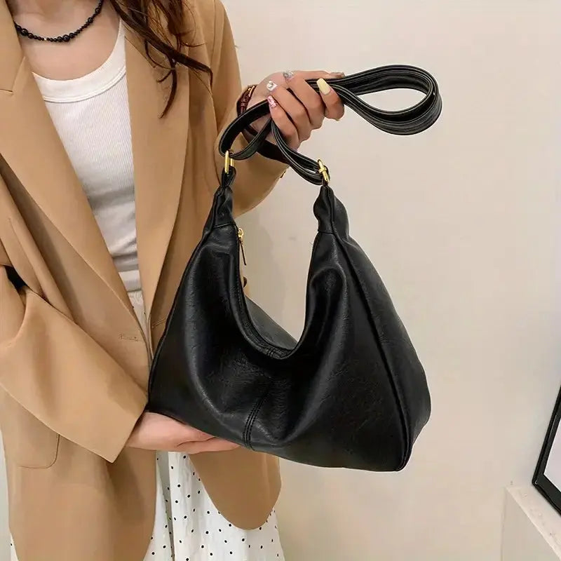 AURA CRESCENT | LEATHER CROSSBODY BAGS - Aura Carry