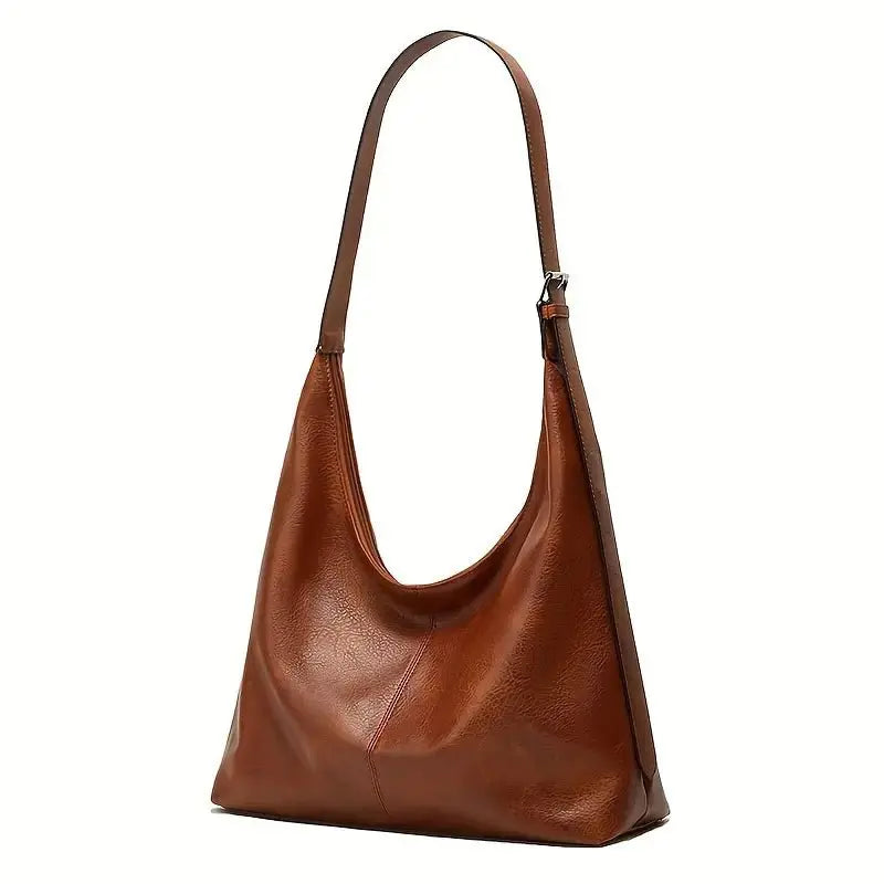 AURA LUNA | ZIPPER LEATHER SHOULDER BAG - Aura Carry